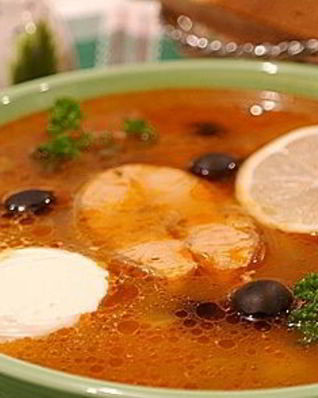 Солянка рыбная в мультиварке