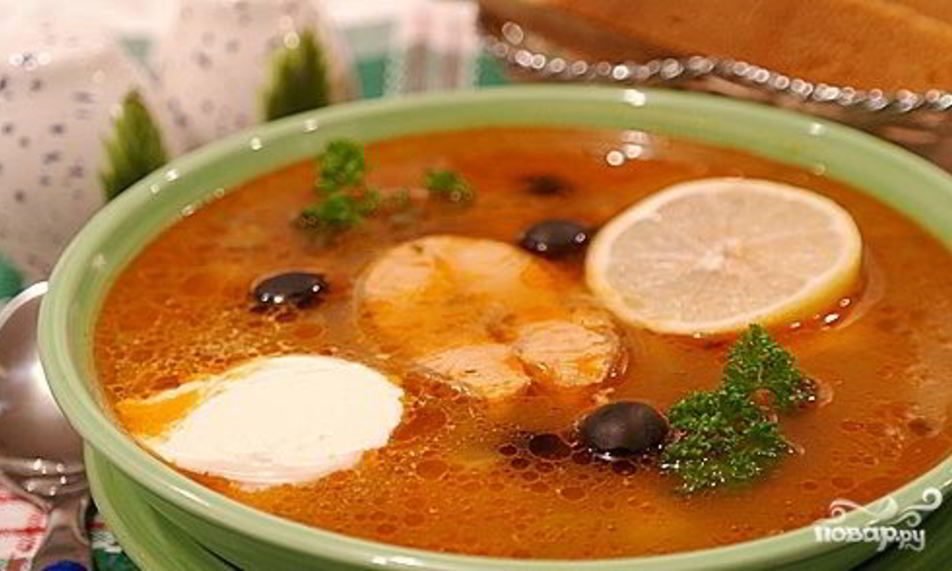 Рецепт солянки рыбной в мультиварке