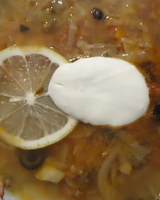 Солянка с капустой