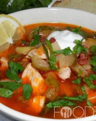 Солянка с картошкой