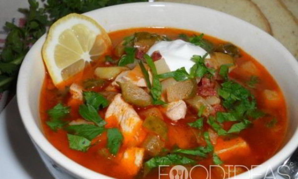 Рецепт солянки с картошкой