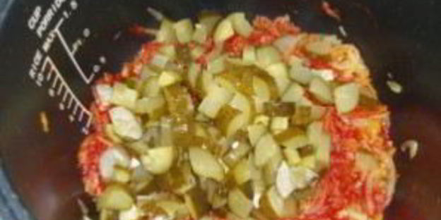 солянка с курицей в мультиварке