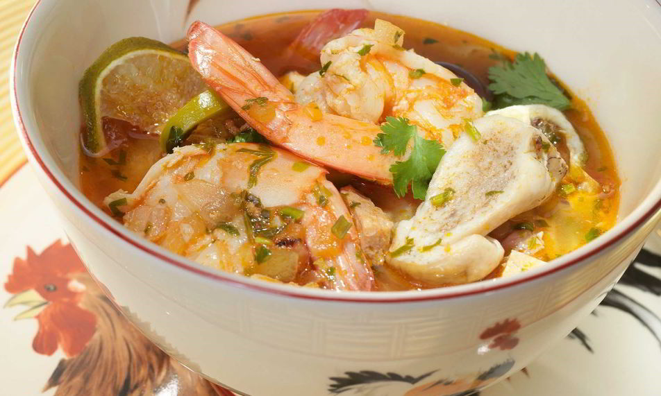 Рецепт солянки с пастой том-ям и лимонной травой