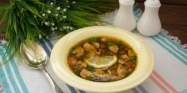 солянка с сосисками