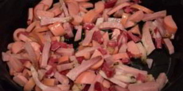 солянка с сосисками