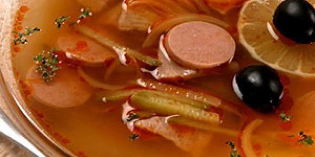 солянка сборная мясная с ветчиной