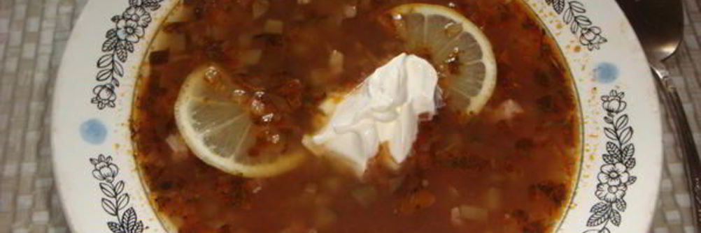 Солянка сборная мясная