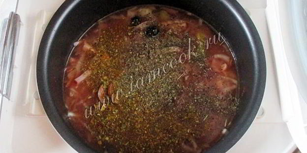 солянка сборная в мультиварке