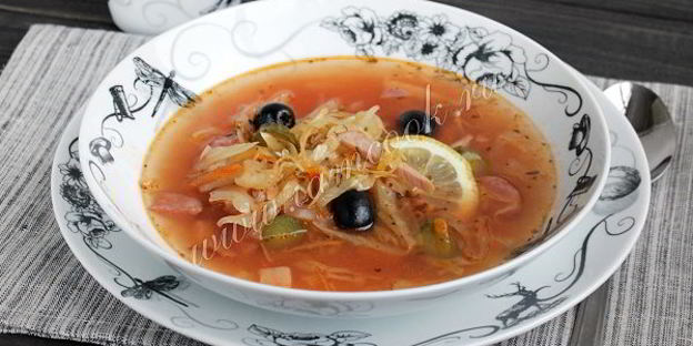 солянка сборная в мультиварке