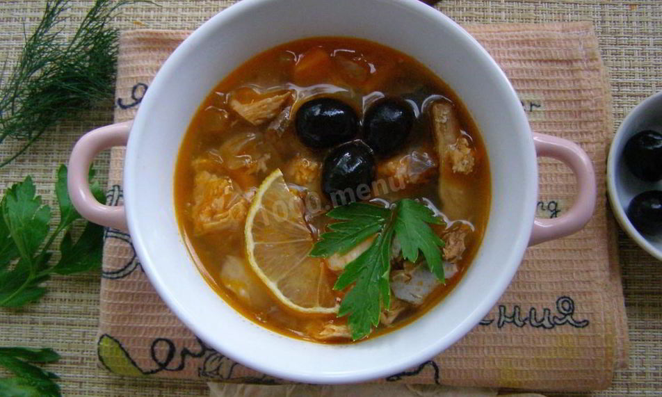 Рецепт супа рыбная солянка классическая