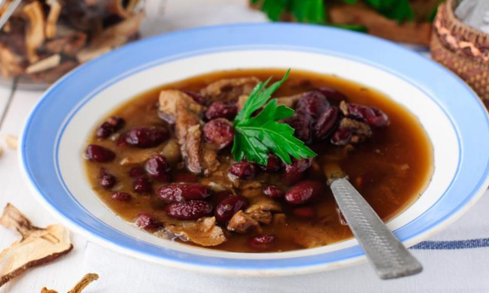 Рецепт супа фасолевого постного