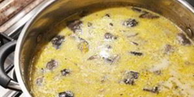 суп из лесных грибов