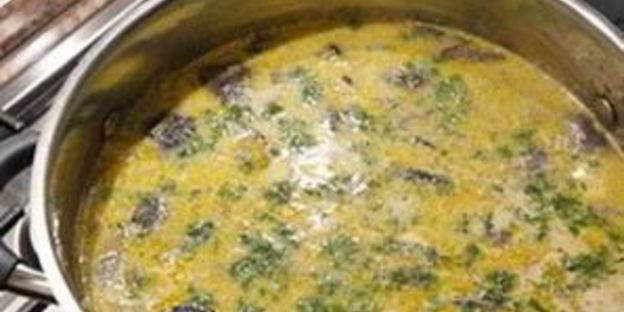 суп из лесных грибов