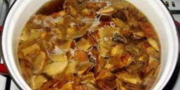 суп из сухих белых грибов