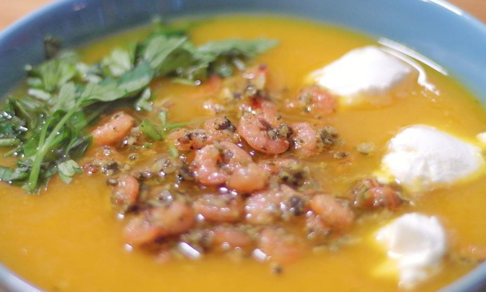 Рецепт супа из тыквы с имбирем