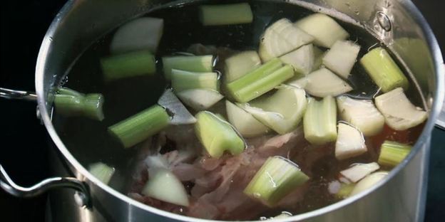 суп из замороженных овощей