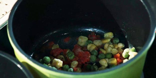 суп из замороженных овощей