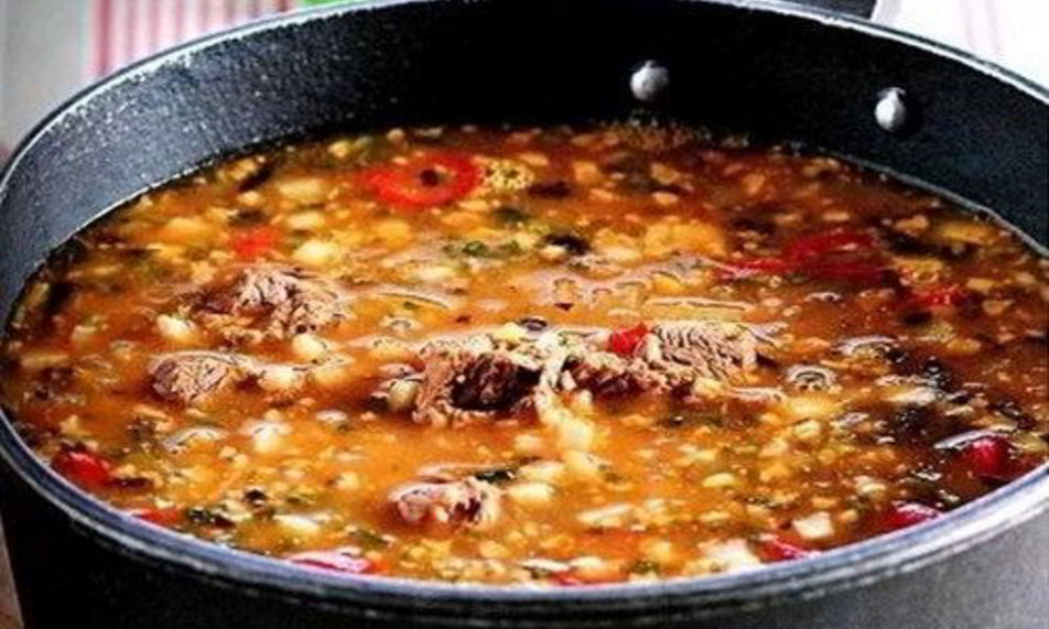 Рецепт грузинского острого супа харчо