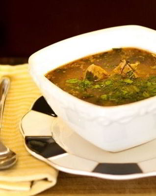 Грузинский пряный суп Харчо