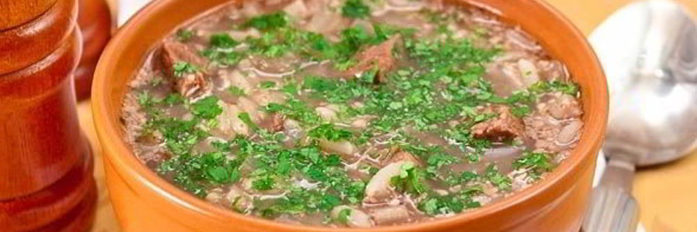 Харчо с грецкими орехами