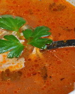 Харчо с курицей