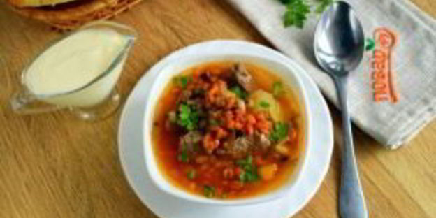 харчо с перловкой