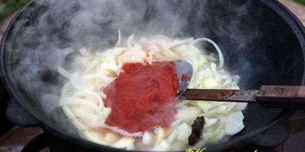 харчо в казане