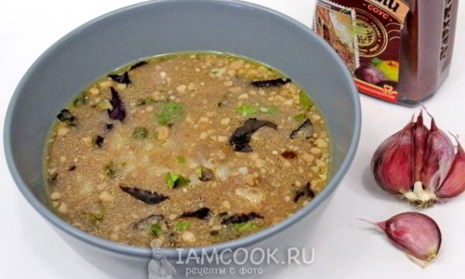 Рецепт супа харчо из говядины в мультиварке