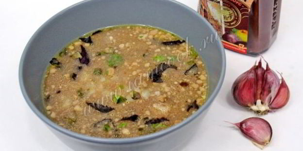 суп харчо из говядины в мультиварке