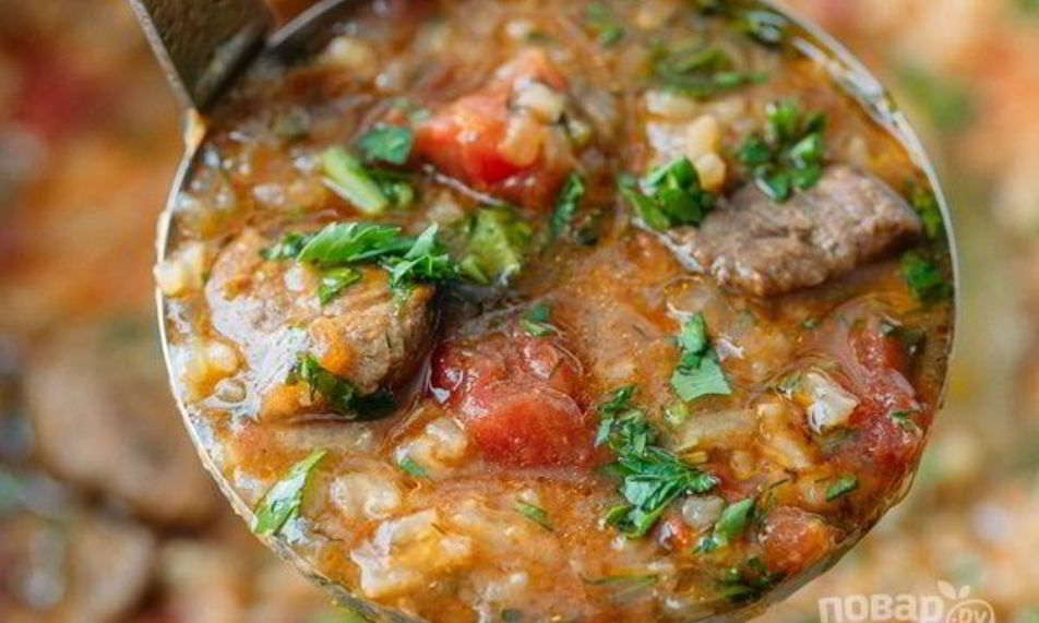 Рецепт супа харчо из говядины