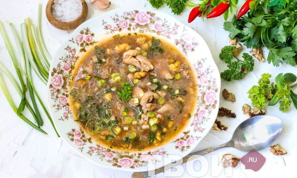 Рецепт супа харчо иза куриц