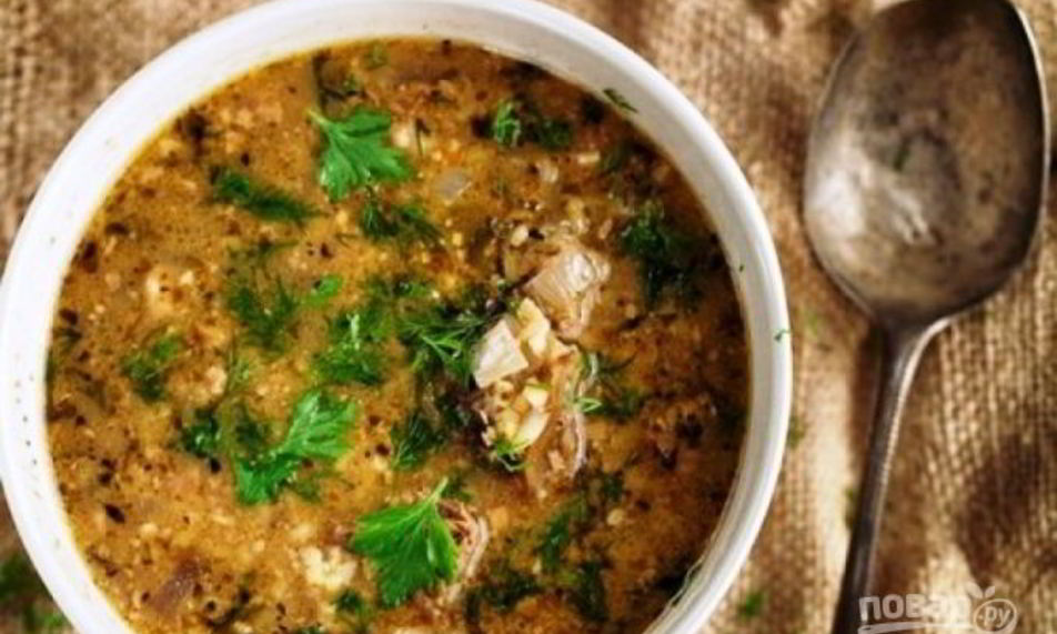 Рецепт супа харчо постного