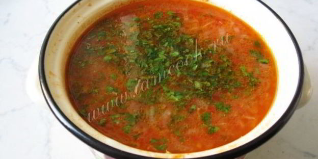 суп харчо с индейкой