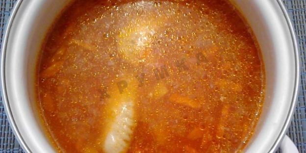 суп харчо с картошкой рисом и курицей