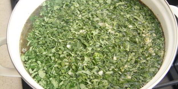 зеленое харчо