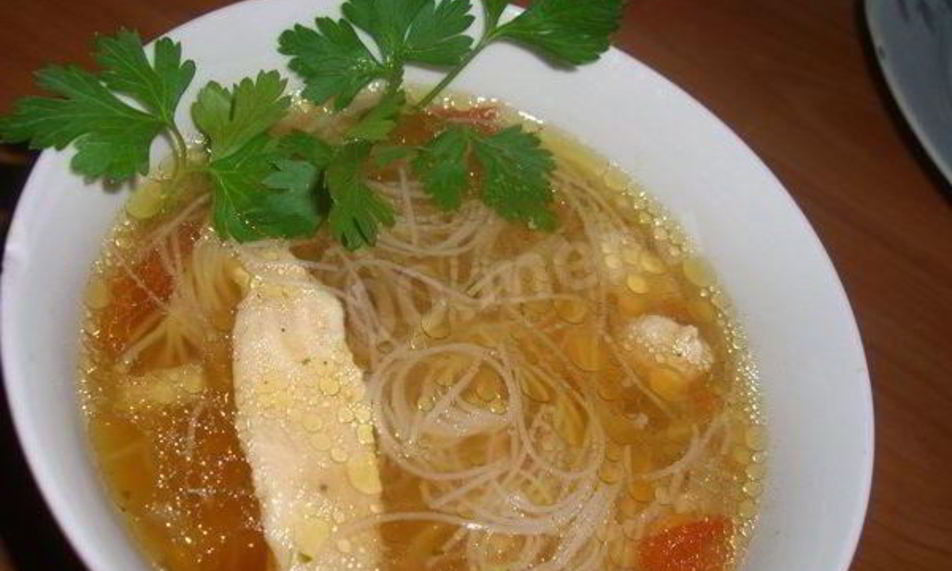 Рецепт супа китайского с рисовой лапшой