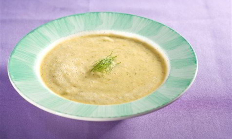 Рецепт быстрого зеленого супа-пюре с кабачками