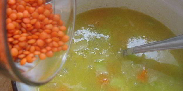 чечевично-апельсиновый суп-пюре