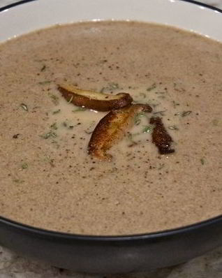 Грибной суп-пюре на сливках