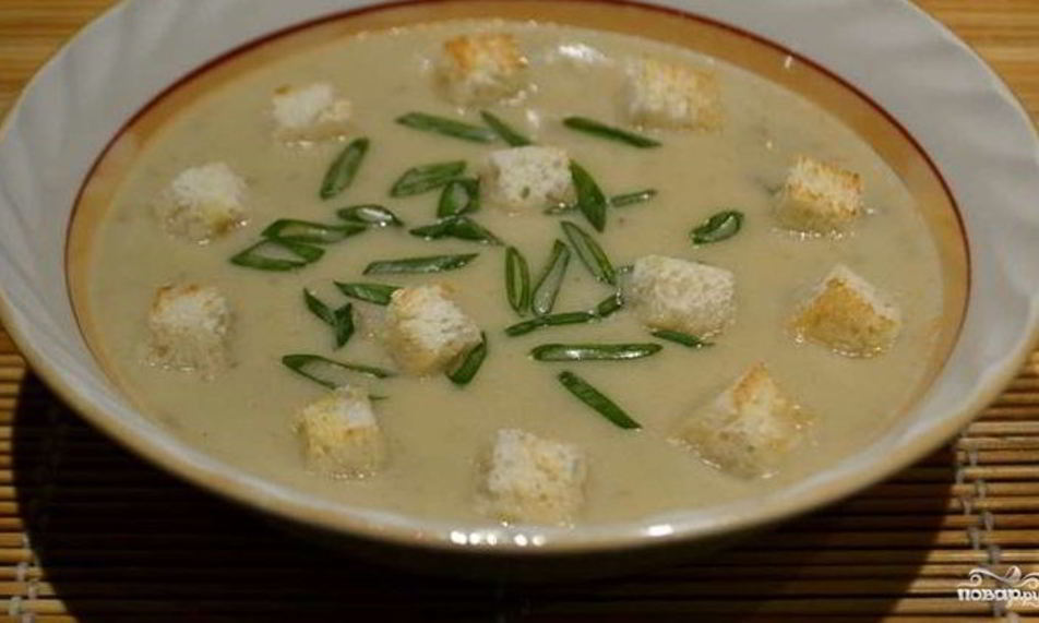 Рецепт грибного супа пюре в мультиварке