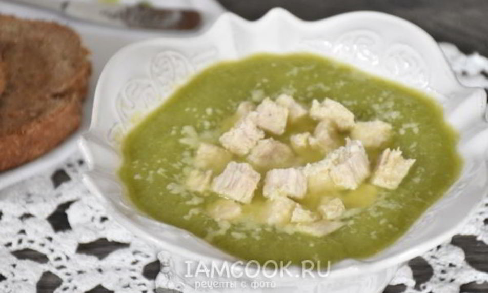 Рецепт овощного супа-пюре с индейкой для детей