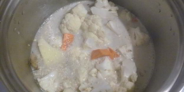 овощной суп-пюре с шампиньонами