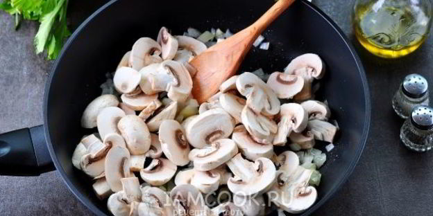 постный суп-пюре из шампиньонов