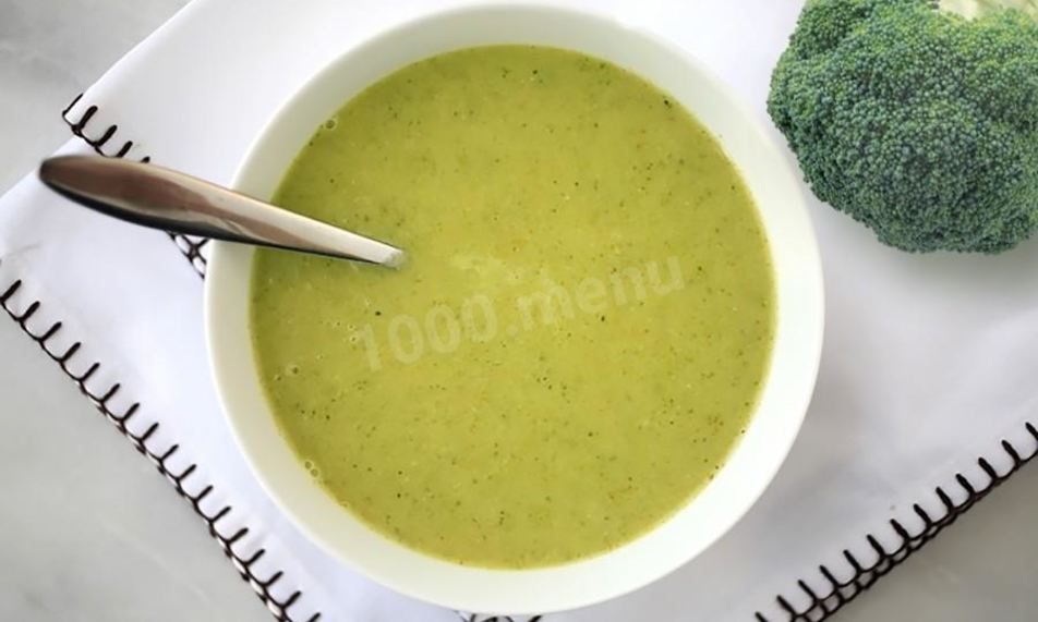 Рецепт супа пюре из брокколи и кабачков