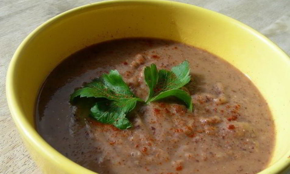 Рецепт супа-пюре из красной фасоли с сельдереем и чили