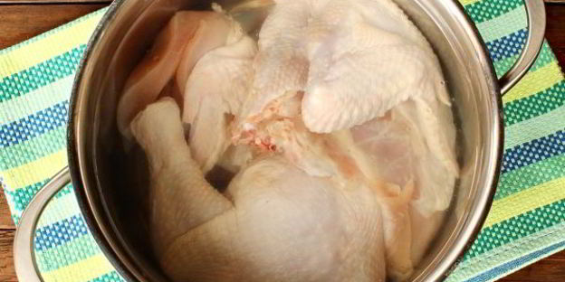 суп-пюре из курицы и шампиньонов