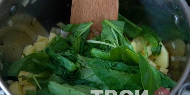 суп пюре из шпината