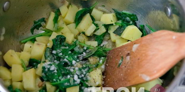 суп пюре из шпината