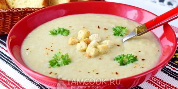 суп-пюре из цветной капусты со сливками