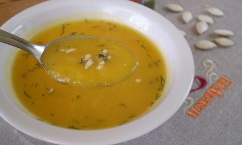 Рецепт супа-пюре из тыквы со сливками